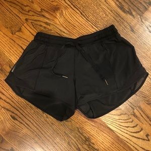 Black lulu lemon shorts